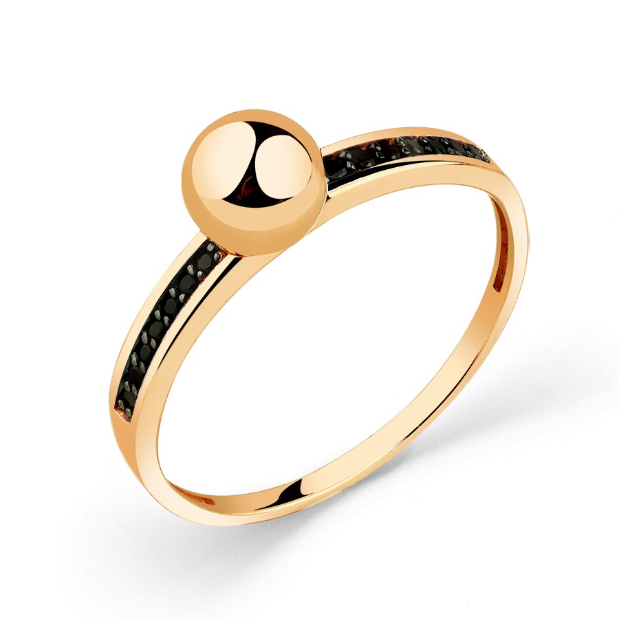 Кольцо, золото, фианит, 001-0638-0005-012